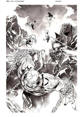 Francesco Manna | X-Men of Apocalypse #3 Cover | Kirby’s Comic Art