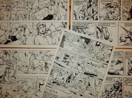 Studio Vandersteen - 3 originele platen - Jerom + Bessy + Karl May - Loose page | Catawiki