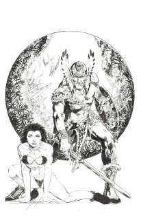 Mike Grell | Created for auction, 11x17 | Hero Initiative