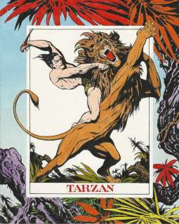 Tarzan - Franco Bruna - illustrazione originale "Omaggio a Hogarth" - Loose page | Catawiki