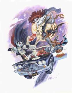 Steve Purcell | Sam & Max; 12-by-15 inches | Hero Initiative