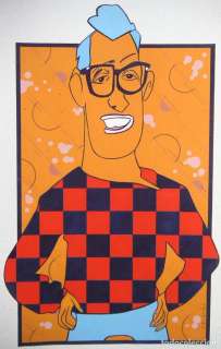 Dibujo / Ilustración original Miguel Gallardo (¿Buddy Holly?)