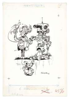 Jean-Claude FOURNIER Né en 1943 Spip et le robot malade | Artcurial