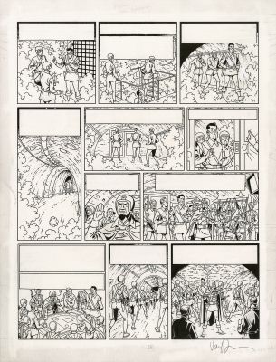 Van Dongen | Blake et Mortimer T. 31 La menace Atlante | Galerie Champaka