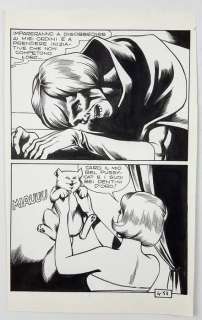 Gesebel n. 4 - Tavola Originale "La Notte dei Pipistrelli" - Loose page - (1966) | Catawiki