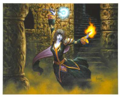 Joe Jusko - World of Warcraft Card, Witch, WARLOCK, 11