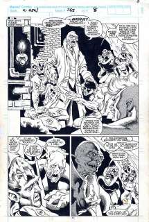 Bill Jaaska Joe Rubinstein - uncanny x-men #263 p 8 splash (1990)