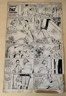 Sergeant Pat - Tavola originale Sergeant Pat of Radio Patrol - Loose page - First edition - (1946)