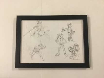 Lambil, Willy - Crayonné original - Les Tuniques Bleues | Catawiki