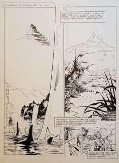 Crisse, Didier - Planche originale - L’Épée de Cristal - (1991) | Catawiki