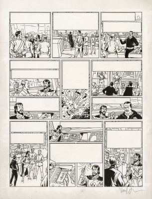 Van Dongen | Blake et Mortimer T. 31 La menace Atlante | Galerie Champaka