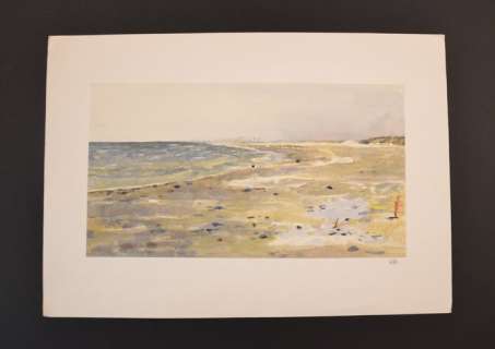 GiPi - illustrazione originale "Marina di Vecchiano con vista di Viareggio" - Loose page | Catawiki