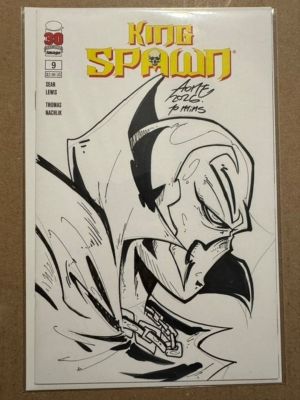 King Spawn #9 Sketch Cover by Anthony "A-One" Apodaca | Raremarq (Buy It Now)