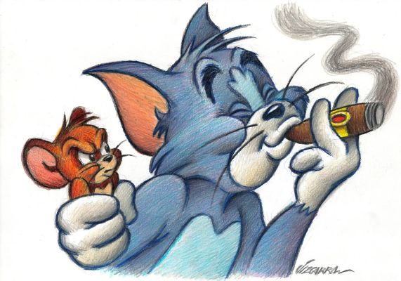 Tom & Jerry – Cigar Trouble | Corner4art