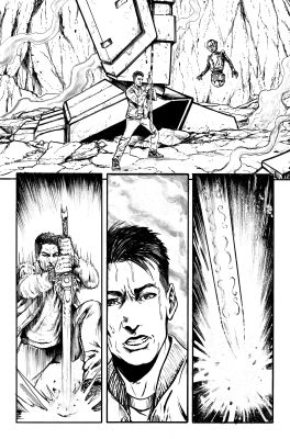 Gavin Smith | Gavin Smith - Mighty Morphin Power Rangers: Zord Quest #1, Page 24 | Modern Mythology Comic Art