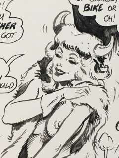 Tina Tailpipe - Original page - No. 35 Cow Skin - Size: 43,5 x 60,5 cm. - Pen & Ink - (1984) | Catawiki