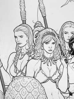 Frank Cho | Captain Marvel | ComicInkKing