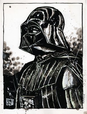 Avery Butterworth | Darth Vader Original Art | Raremarq (Buy It Now)