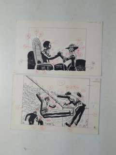 Hugo Pratt - esecutivo di stampa "Cangaceiros" - Loose page | Catawiki