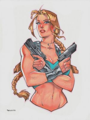Rb White | Lara Croft 9x12 | Raremarq (Buy It Now)