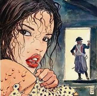 Milo Manara - Aquarel - El Gaucho - (1995) | Catawiki