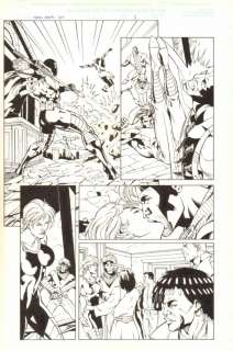 Eric Cannon, Tom Derenick - Gambit Annual 2000 P.3 - Belladonna, X-Cutioner, Gambit, & Gris-Gris - 2000 Signed