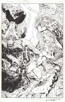 Booth TEEN TITANS 5 pg 20 TITANS DEFEATED STUNNING SPLASH WONDER GIRL & TEAM | eBay US
