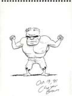 Hulk Sketch by Chester Brown | mycomicshop.com