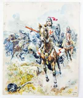 Sergio Soloviev - Originale di Copertina "Ivanhoe" - Firmato - Loose page | Catawiki