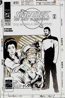 Adam Hughes Karl Story - Star Trek: the Next Generation #4 Cover (1991)