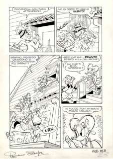 Topolino #1768 - Romano Scarpa - Originale da "Zio Paperone e il ’tradimento’ di Brigitta" - Loose page - (1990) | Catawiki