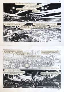 Magnus, I Briganti 24A e 24B - doppia tavola originale - Loose page - (1987) | Catawiki