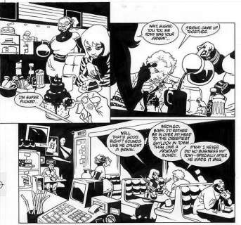 100Bullets 6 - Originele Pagina 100 Bullets #6 - Loose page - Original Art - (2000) | Catawiki