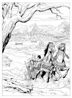 Martin, Jacques | Alix. Scènes de la vie antique Encre de chine pour une | Coutau Bégarie