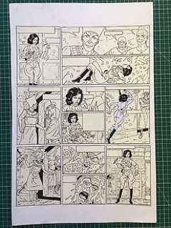 Zanon, Pascal - Planche originale - Harry Dickson T4 - Le Royaume introuvable - (1994) | Catawiki