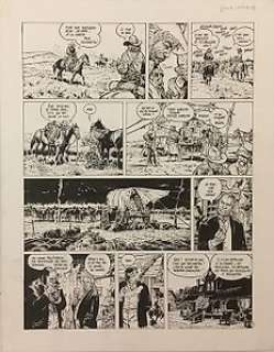 Lester Cockney T7 - Planche original (p.7) - Oregon Trail - (2005)
