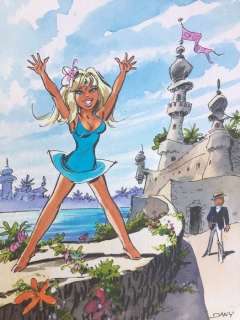 Dany - Dessin original couleur - Olivier Rameau | Catawiki