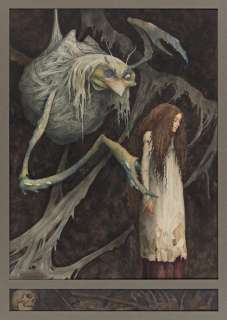 BRIAN FROUD (1947- ) "One day I saw a large bunch of twigs . . . bound in cobwebs and hanging by a thin thread." | Swann Galleries