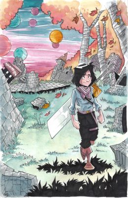 Shawn Daley | Lost Souls final page splash | Athenaeum Comic Art