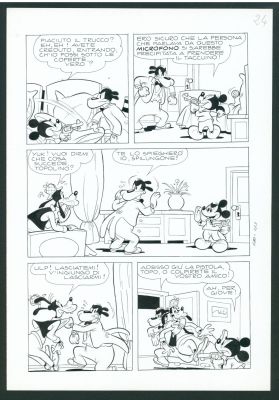 De Vita, Massimo | Item #39572 Massimo De Vita Topolino #682 Page 24 Original Comic Art Featuring Mickey Mouse.... | Parigi Books
