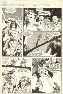 Al Williamson, Steve Carr - Savage Sword of Conan, the #186 P.42 - Conan Killing Action - 1991