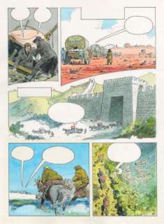 Parras Antonio | Martyrs de Chine Encre de Chine et aquarelle pour 27 planches | Tessier Sarrou