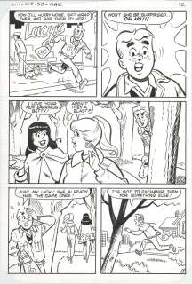 Archie 1986 Betty and Me Original Hand-inked comic page #150 by Stan Goldberg Rudy Lapick and Mark Esposito p12