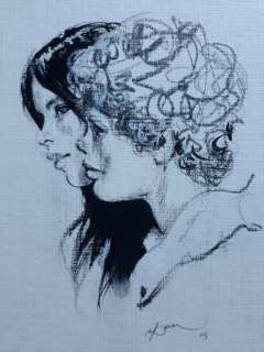 René Follet - Dessin original Ã  l’encre et au lavis - Shelena | Catawiki