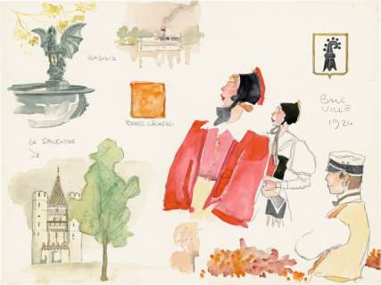 Hugo Pratt | ....et in Helvetia Corto | Artcurial