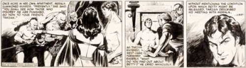 Dan Barry Tarzan Daily Comic Strip #2881 Original Art (United Feature Syndicate, 1948).... | Heritage