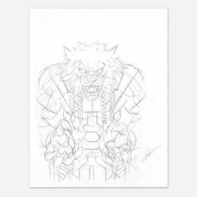 Mike Choi | Invincible Universe: Battlebeast #1 Cover Preliminary Original Art (Image Comics, 2025) | Landry Pop Auctions