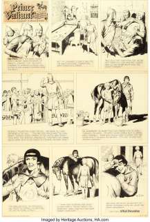 Foster, Hal | Hal Foster Prince Valiant Sunday Comic Strip Original Art dated 6-3-1962 (King Features Syndicate, 1962).... | Heritage