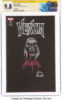 Marvel Artist | Ryan Stegman Venom #25 Sketch Cover Variant Original Art (Marvel, 2020) CGC Signature Series NM/MT 9.8 White pages... | Heritage