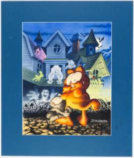 Jim Davis Studio | Jim Davis Studio Garfield’s Ghost Stories Cover Illustration Original Art (Grosset & Dunlap, 1992).... | Heritage